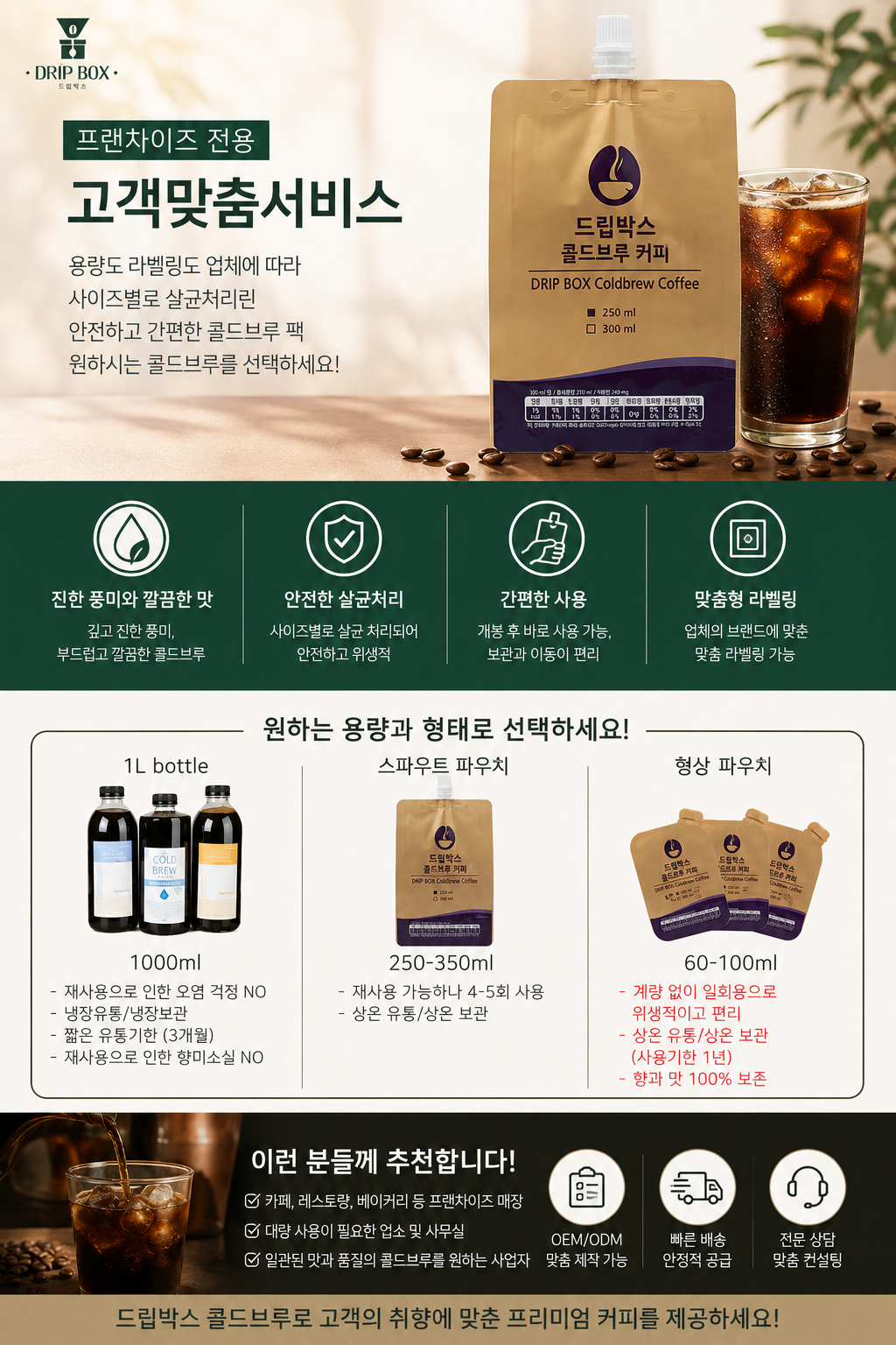 스파우트파우치 (250ml~300ml)